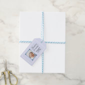 Merci moderne POUR VENIR ! Baptême étiquette cadea (With Twine)