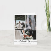 Merci moderne Script Mariage Couple Photo (Devant)