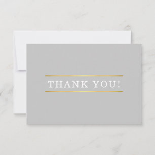 MERCI moderne simple gris blanc or détail