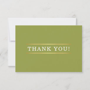 MERCI moderne vert olive blanc or détail