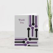 Merci moderne violet noir (Devant)