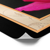 Merci Mom Rosebud Poster personnalisé Imprimer (Coin)