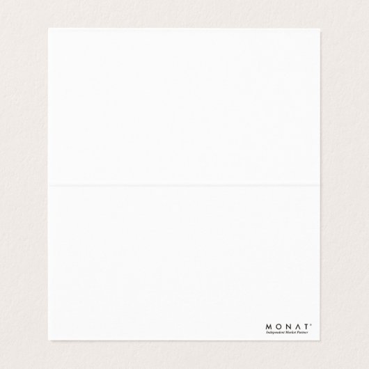 Merci Monat Carte de visite (Intérieur déplié)