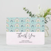 Merci Motif arc-en-ciel mignon (Debout devant)