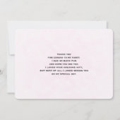 Merci Motif arc-en-ciel mignon (Dos)