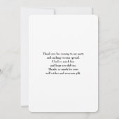 Merci Motif d'aquarelle aux citrons jaunes (Dos)