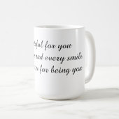 merci Mug 15oz (Devant droit)