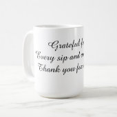merci Mug 15oz (Devant gauche)