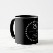 Merci Mug 25e anniversaire Travail des employés (Devant gauche)