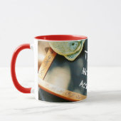 Merci Mug pour Enseignant avec Tableau Noir Vintag (Gauche)