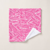 Merci! - Multi Language International - Rose (Gant de toilette)