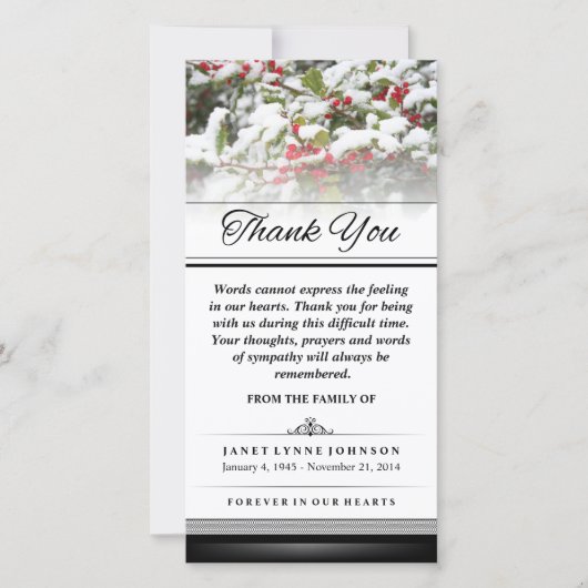 Merci Neige blanche - Les mots ne peuvent pas Expr (Devant)