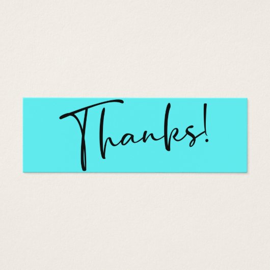 Merci ! Neon Modern Discount avec code QR Insérer (Devant)