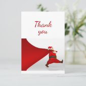 Merci Noël drôle Père Noël (Debout devant)