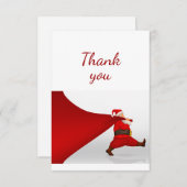 Merci Noël drôle Père Noël (Devant / Derrière)