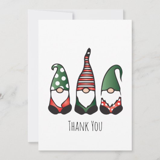 Merci Noël Gnome Motif (Devant)