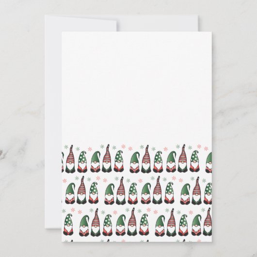 Merci Noël Gnome Motif (Dos)