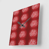 "MERCI NOËL" HORLOGE DE NOËL (Angle)