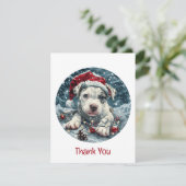 Merci Noël Pit Bull Santa Chiot (Debout devant)