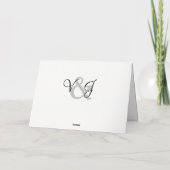 Merci noir blanc mariage (Dos)