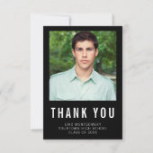 Merci noir blanc pour la graduation (Devant)