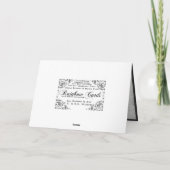 Merci noir de mariage de dentelle (Dos)