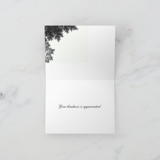 Merci noir et blanc classique (Intérieur)