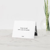 Merci noir et blanc classique (Dos)