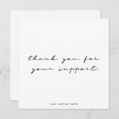 Merci noir et blanc simple (Devant / Derrière)