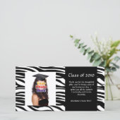 Merci noir ou faire-part d'obtention du diplôme de (Debout devant)