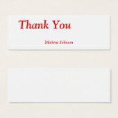 Merci Nom de l'option Cadeau personnel léger balis (Devant & derrière)