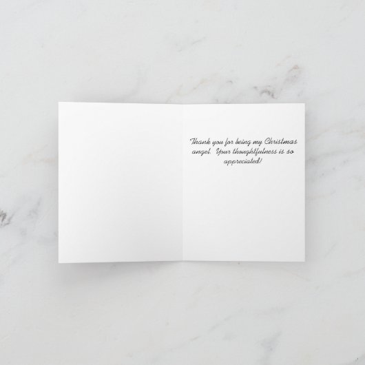 Merci Note à Noël Angel (Intérieur)