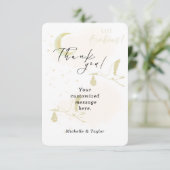 Merci Note Card Oh Babies! Stork Neutral Twins (Debout devant)