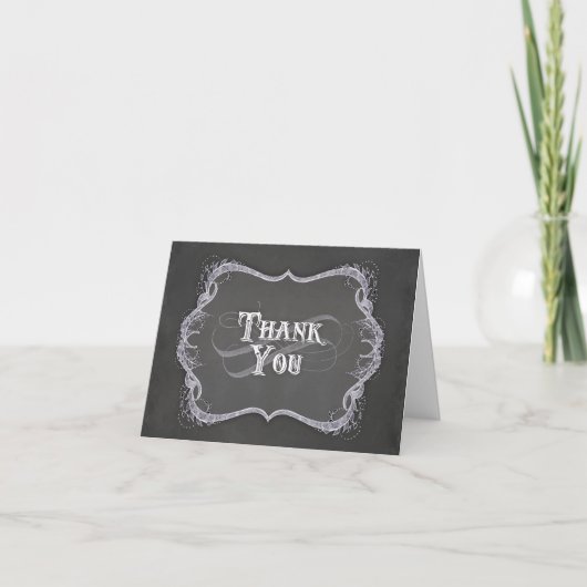 Merci Note - Paillettes Typographiques (Devant)