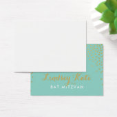 MERCI NOTE spot rustique confetti or MINT (Bureau)