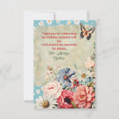 Merci Note Thème de la Ferme (Dos)