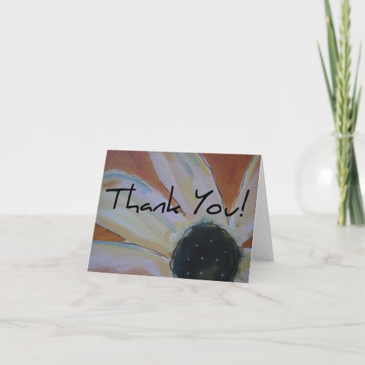 Merci note vierge pliée (Devant)