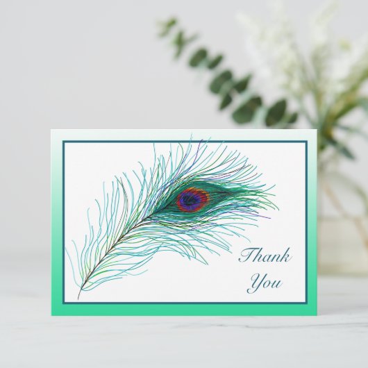 Merci Notes, Peacock Feathers (Debout devant)