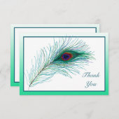 Merci Notes, Peacock Feathers (Devant / Derrière)