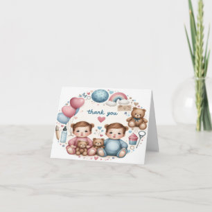 Merci Notes pour les filles jumelles ou le nouveau