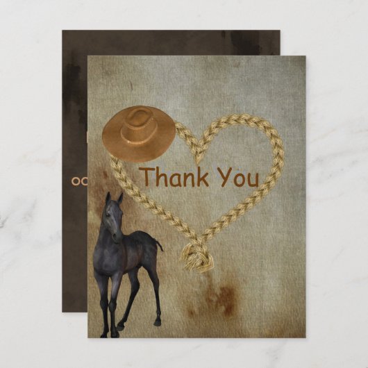 Merci occidental de pays RUSTIQUE (Devant / Derrière)