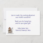 Merci occidental fait sur commande de bébé de (Dos)