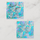 merci opal inspiré texture carte de réduction (Devant / Derrière)