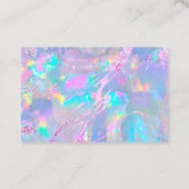 merci opal texture carte de visite (Dos)