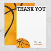 Merci Orange Basket-ball Sports Enfants (Devant / Derrière)