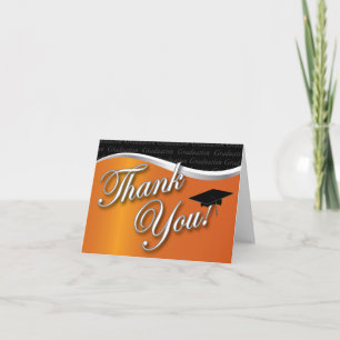 Merci Orange et Black Graduation