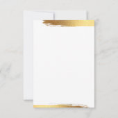 MERCI ordre d'affaires insérer feuille or moderne (Dos)