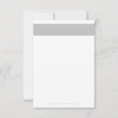 MERCI ordre d'affaires insérer gris pâle moderne (Dos)