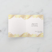 Merci Paisleys Elégante carte indienne pliée (Intérieur)