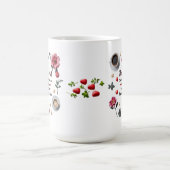 Merci Papa - Feather & Coffee Circle | Mug classiq (Centre)